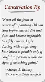 Painting Conservation Tip
